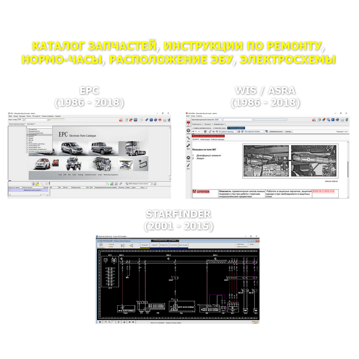 Готовый комплект MERCEDES (грузовые и легковые авто)